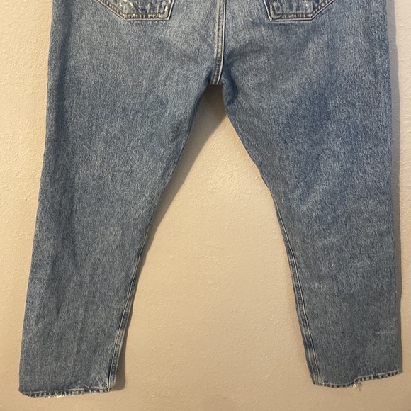 Agolde Blue Distressed Women Jeans - Picture 6 of 8